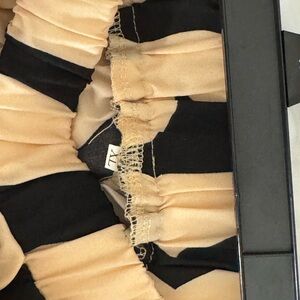 SHEIN Black and Beige Women Shorts